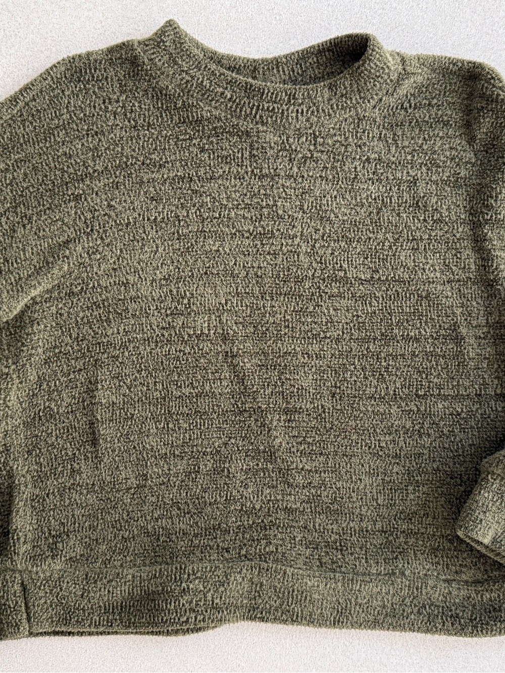 Old Navy Olive Green Women's Knit Sweater - Classic Crewneck